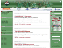 Tablet Screenshot of hsg-dilltal.de